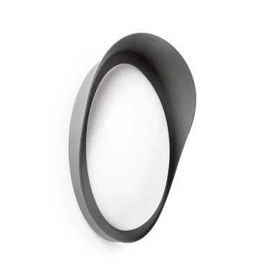 Applique design Faro Natron Gris anthracite Aluminium